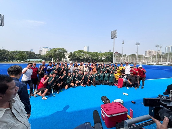 GoNews.co Foto bersama Timnas Hockey Fie