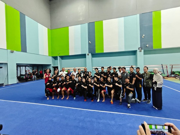 GoNews.co Foto bersama Timnas Wushu Indo