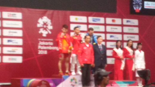 Eko Jadi Lifter Pertama Peraih Emas Asian Games