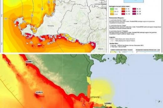 Permodelan Tsunami: Tsunami Bisa Sampai ke Pantai Jakarta
