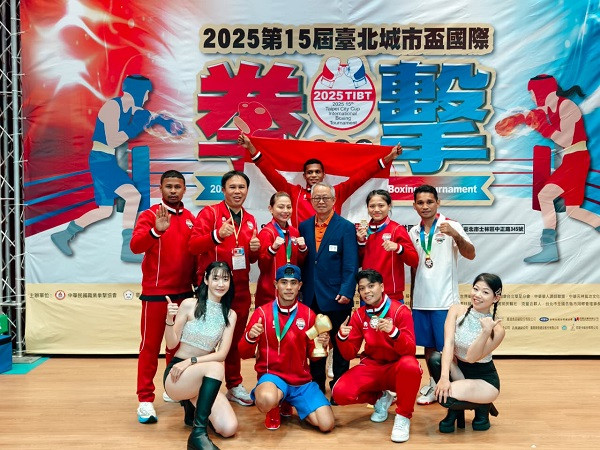Indonesia Raih 3 Emas di Chinese Taipei, Muskita Menang KO