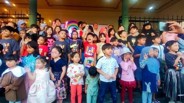 136 Kreator Cilik Pamerkan Karya Seni Penuh Warna di Museum Sonobudoyo