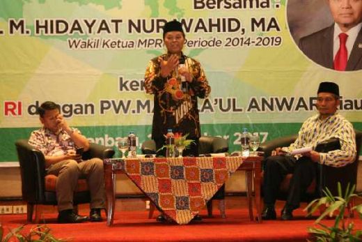 Sosialisasi Empat Pilar di Pekanbaru, Hidayat Nur Wahid: Pancasila Tangkal Radikalisme dan Komunisme