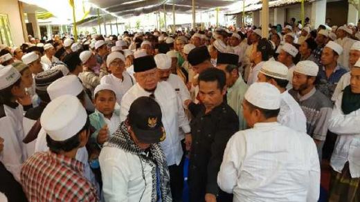 Ribuan Jamaah Sambut La Nyalla Hadiri Haul Habib Husein Brani Kulon Probolinggo