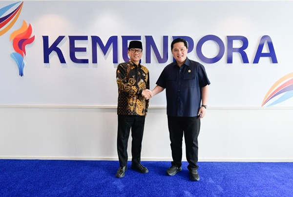 Menpora Erick dan Mendes PDT Sepakat Kerja Sama Program Pemuda Pelopor dan Liga Desa