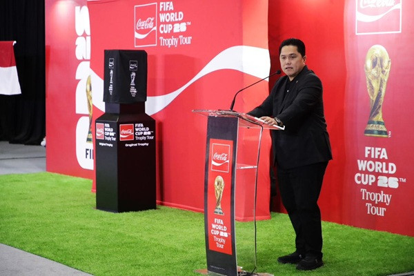Menpora Erick Nilai Tur Trofi Piala Dunia 2026 Bukti Pengakuan Potensi Industri Olahraga Indonesia