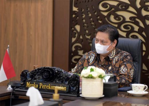 Kendalikan Kasus Aktif dan Perawatan di RS, Menko Airlangga Ingatkan Pentingnya Akselerasi Vaksinasi dan Kedisiplinan Penerapan Prokes