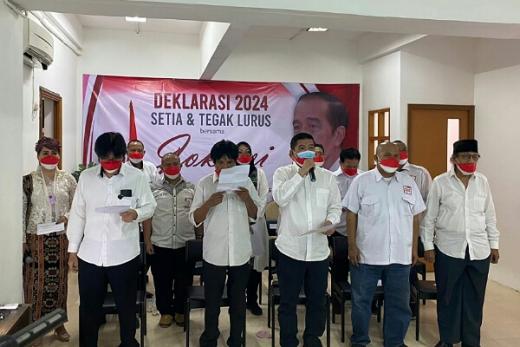 Tuntaskan Janji Kampanye, Gabungan Relawan Ikrar Setia ke Jokowi 2024