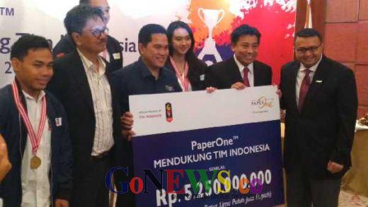PaperOneTM Suntik Dana Rp5 Miliar Lebih Dukung Tim Indonesia di Asian Games 2018