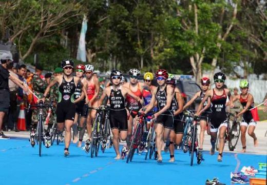 Kejuaraan Asia Triathlon Test Event Perdana Lancar, Bukti Indonesia Sangat Siap