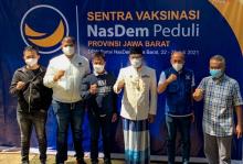 Targetkan Realisasi 30.000 Dosis, NasDem Jabar Bangun Sentra Vaksinasi