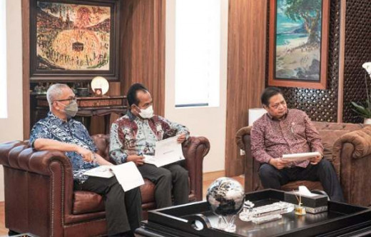 Terima Kunjungan Petinggi Perusahaan Dana Investasi Infrastruktur JOIN Jepang, Menko Airlangga Ajak Kembangkan Sistem Smart City di IKN