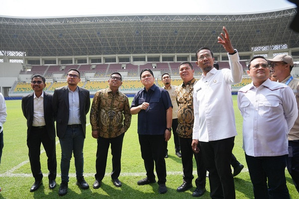 Erick Thohir Bicara Semangat Kolaborasi Guna Penyempurnaan Infrastruktur Pendukung Stadion