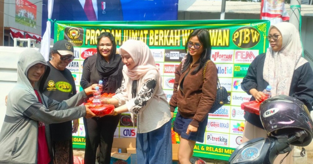 PJBW Pekan ke-89 Kolaborasi dengan BPN Kota Tangerang, Artis Camel Petir Turut Berbagi