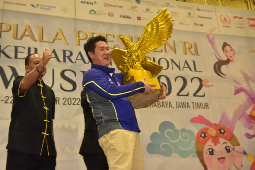 Luar Biasa, DKI Jakarta Juara Umum Kejurnas Wushu 2022