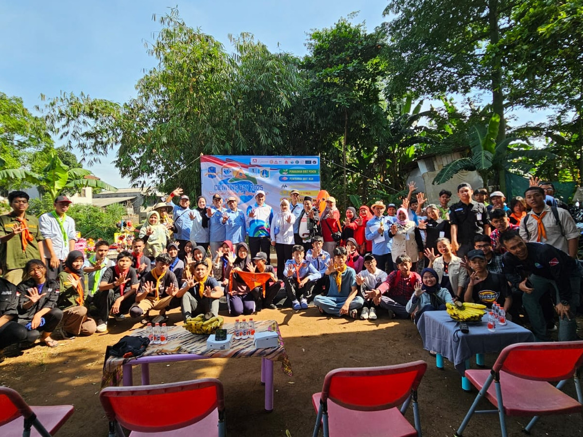 Pelajar dan Pecinta Lingkungan Peringati Ciliwung Day 2025 di Jaktim