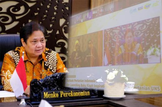 Menko Airlangga: Sistem Pangan Berkelanjutan Jadi Syarat Utama Peningkatan Peran Sektor Pertanian Hadapi Pandemi