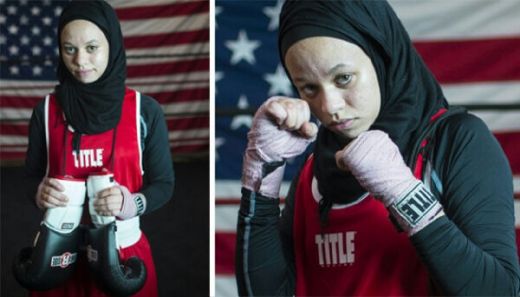 Atlet Remaja Amerika Akhirnya Diizinkan Bertinju Pakai Jilbab