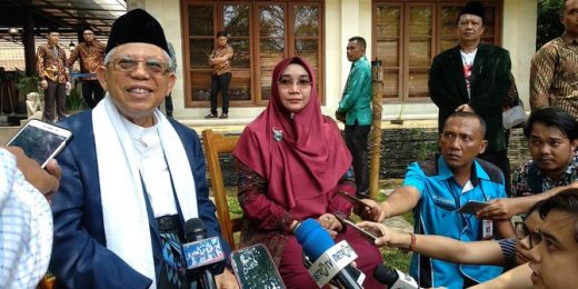 Maruf Amin Ngebet Pingin Ketemu Prabowo-Sandi dan Ormas Islam