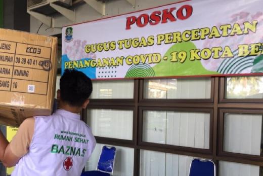 BAZNAS Salurkan Bantuan APD ke Gugus Tugas Covid-19 Kota Bekasi