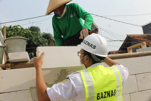 Baznas Renovasi Rumah-Rumah Mustahik di Jabodetabek