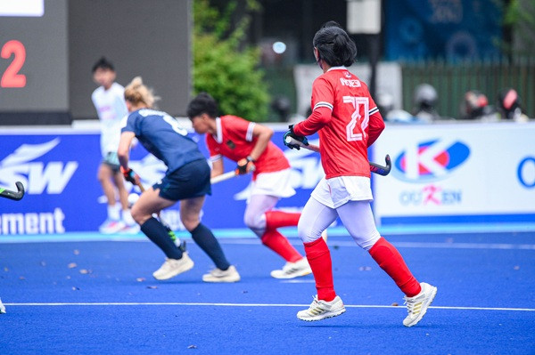 Tampil Agresif, Timnas Hockey Field Putri Kalahkan Kazakhstan