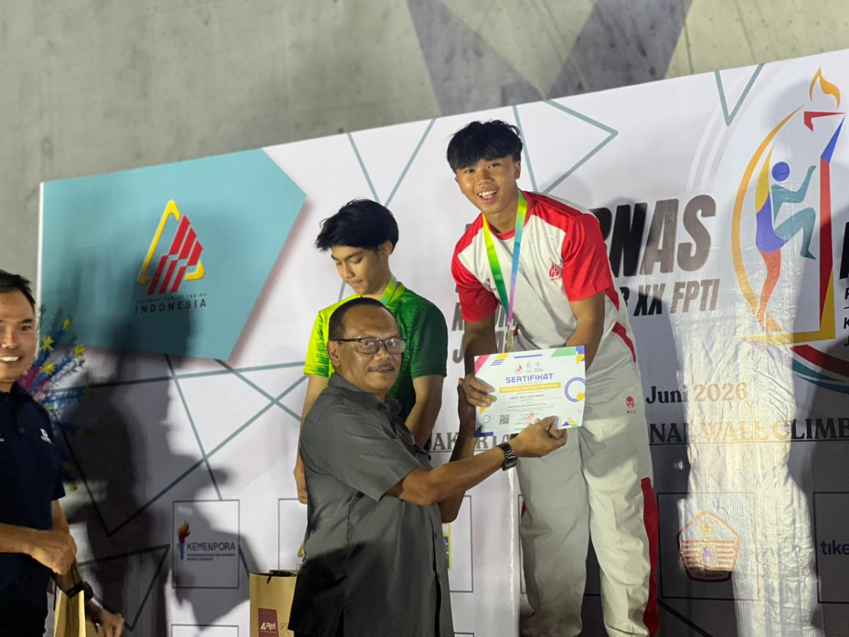Kado HUT Jakarta, Kontingen DKI Raih Juara Umum Kejurnas Panjat Tebing 2026