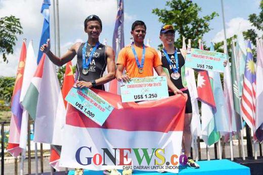 Indonesia Berjaya di Age Group Start Triathlon 2017 Palembang