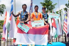 Indonesia Berjaya di Age Group Start Triathlon 2017 Palembang