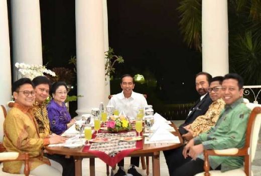 Santap Malam Rendang Koalisi, Jokowi Panggil 6 Pimpinan Parpol ke Istana