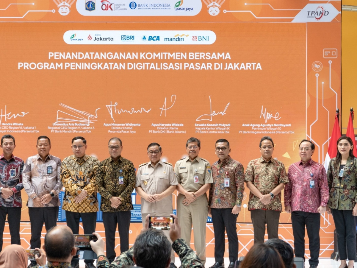 Bank Jakarta Dukung Digitalisasi Pasar