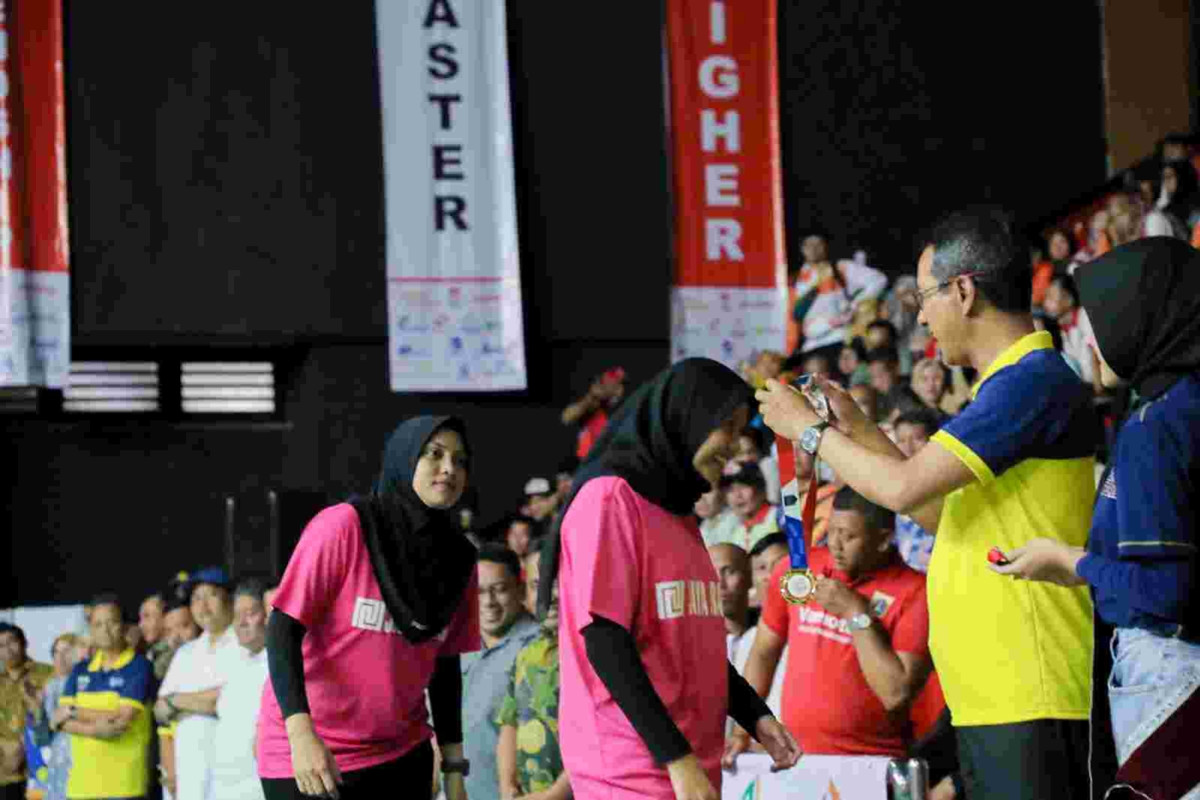 Ini Pemenang Kejuaraan Bulu Tangkis Perangkat Daerah dan BUMD DKI