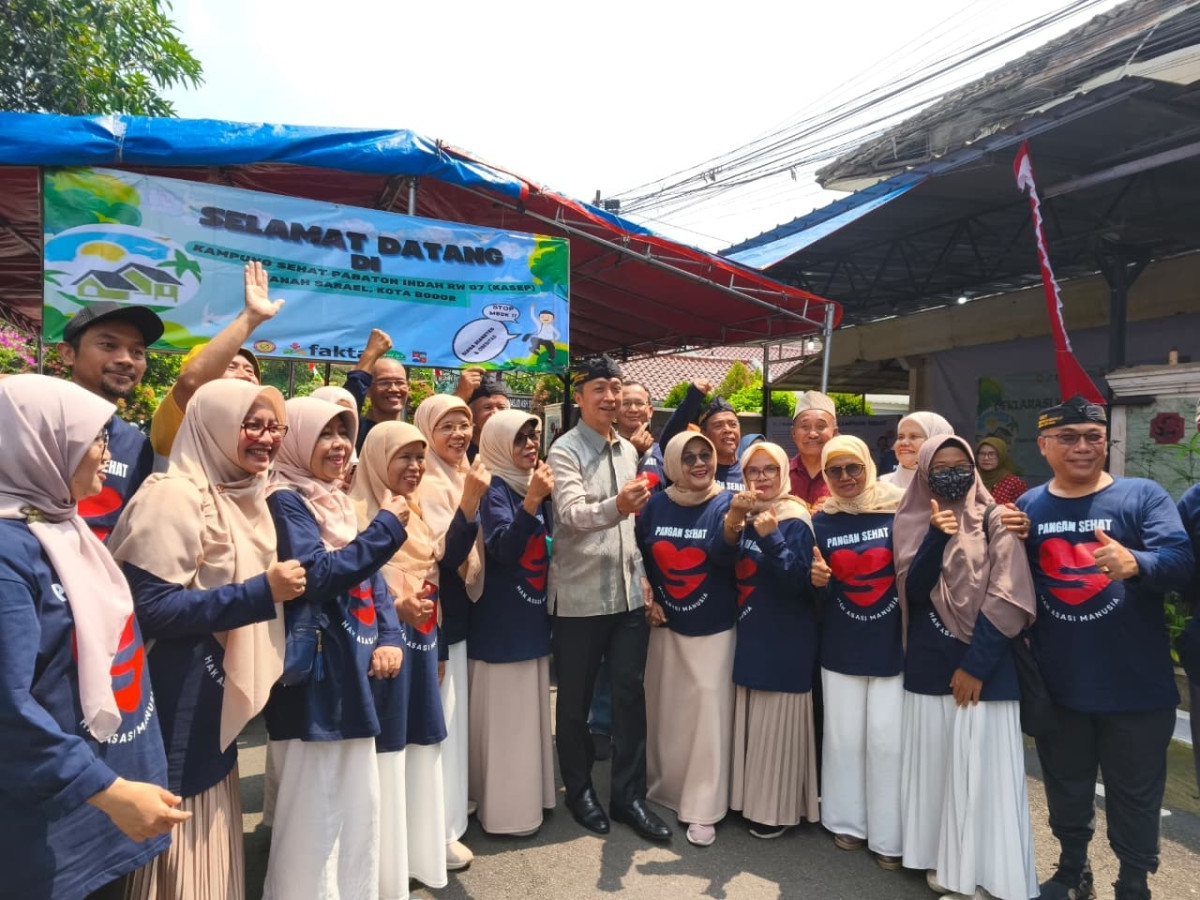 Kolaborasi FAKTA Indonesia Deklarasi Kampung Siaga Diabetes dan Obesitas di Bogor