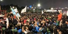 Bubar dengan Tertib, Besok Jumlah Massa Aksi Lebih Besar Bakal Kembali ke DPR