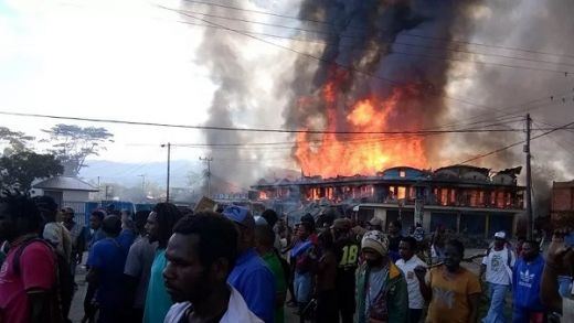 Kerusuhan Pecah di Wamena Papua, Massa Pelajar Bakar Rumah dan Kantor Pemerintah