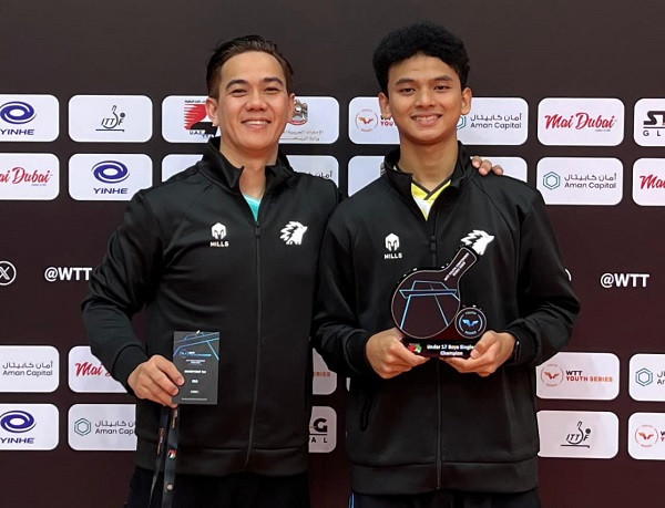 Catat Sejarah, Naufal Junindra Juara WTT Youth Contender Dubai 2025