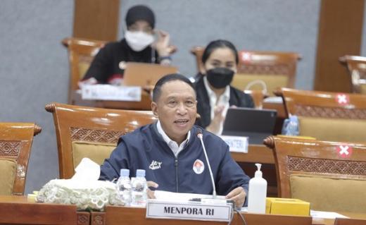 Menpora Amali Sampaikan Padatnya Kalender Even Olahraga Tahun 2022 Kepada Komisi X DPR RI