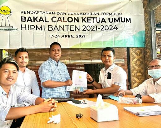 Nyalon Ketua Umum HIPMI Banten, Rifky Hermiansyah Lunasi Pendaftaran Rp210 Juta