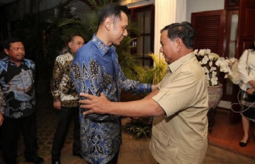 Menghadap Prabowo, AHY: Silaturahim Saja, Soal Koalisi Nantilah