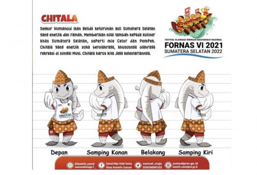 Chitala Akan Jadi Maskot FORNAS ke-VI/2022 Palembang