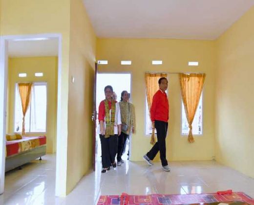 Presiden Joko Widodo Puji Kualitas Bangunan Rumah Bersubsidi di Riau