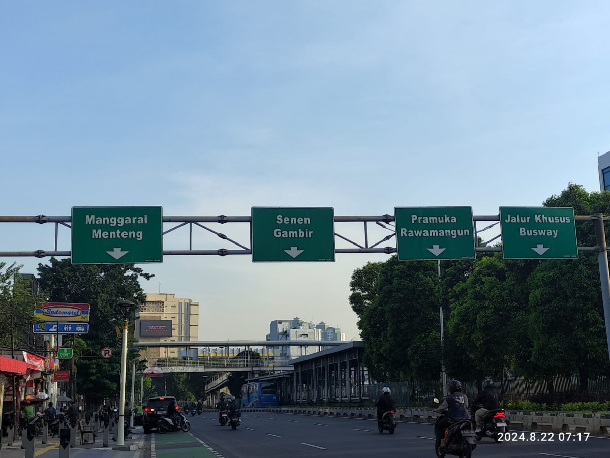 Langit Jakarta Cerah Berawan Hari Ini
