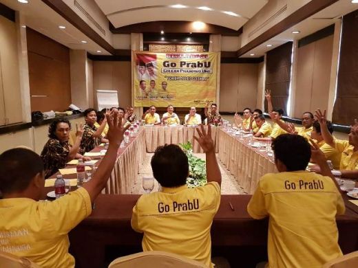 Dukungan Beringin Pecah, Forum Caleg Golkar Bentuk GoPrabu Dukung Prabowo-Sandi