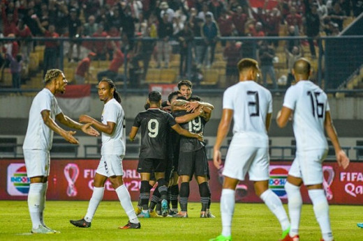 Pecundangi Peringkat 84 FIFA, Indonesia Bobol Gawang Curacao 3-2