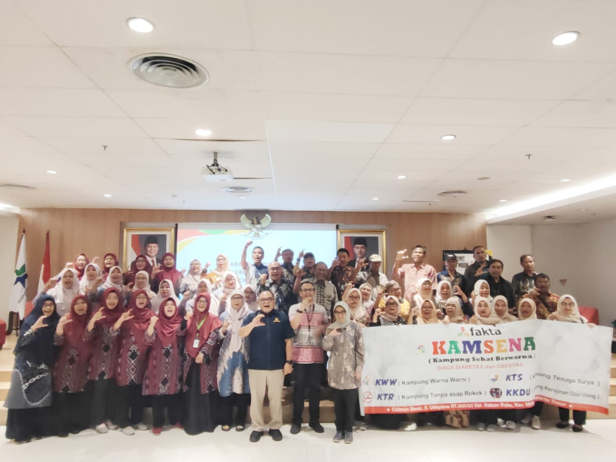 Warga Dua Kelurahan di Jakarta Deklarasi Kampung Sehat Siaga Obesitas dan Diabetes