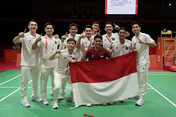 GoNews.co Tim Bulutangkis Beregu Putra I
