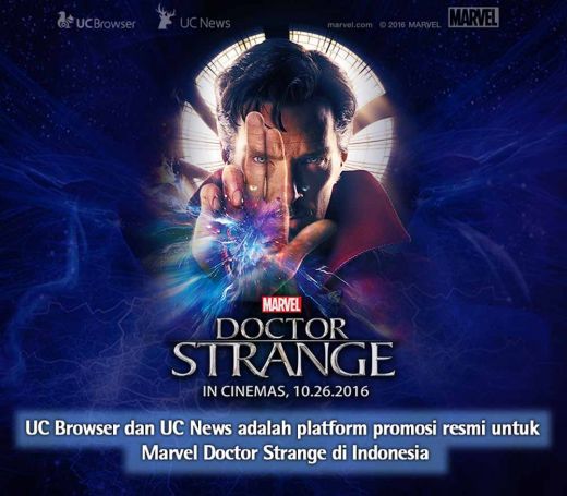 UCWeb dan Marvel Studios Bekerja Sama untuk Membawa Seri Film Marvel Terbaru Doctor Strange ke Indonesia