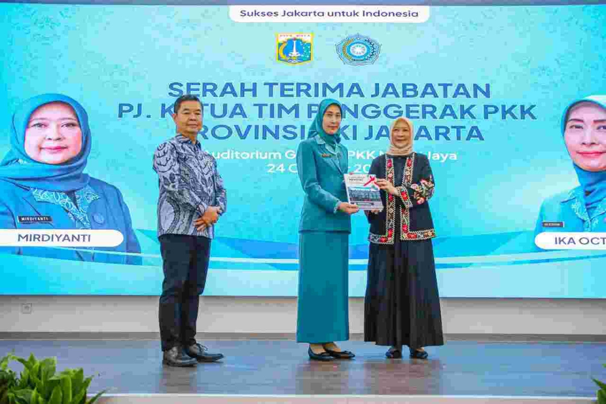 Ika Octaviana Resmi Jadi Pj Ketua TP PKK DKI Jakarta