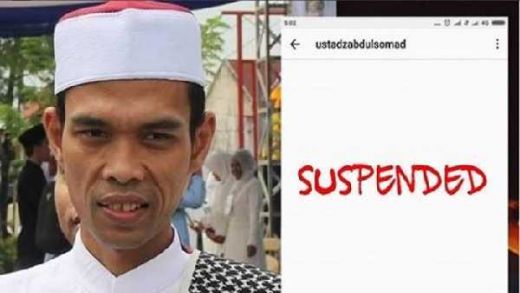 Akun Instagram Ustaz Abdul Somad Diblokir, Ada Apa?