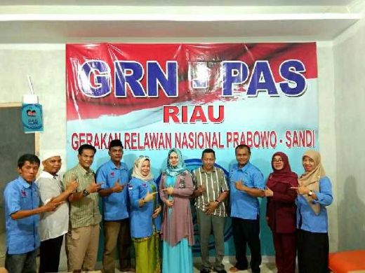 Terima Kunjungan Caleg Gerindra, GRN PAS Riau Paparkan Strategi Pemenangan Prabowo-Sandi